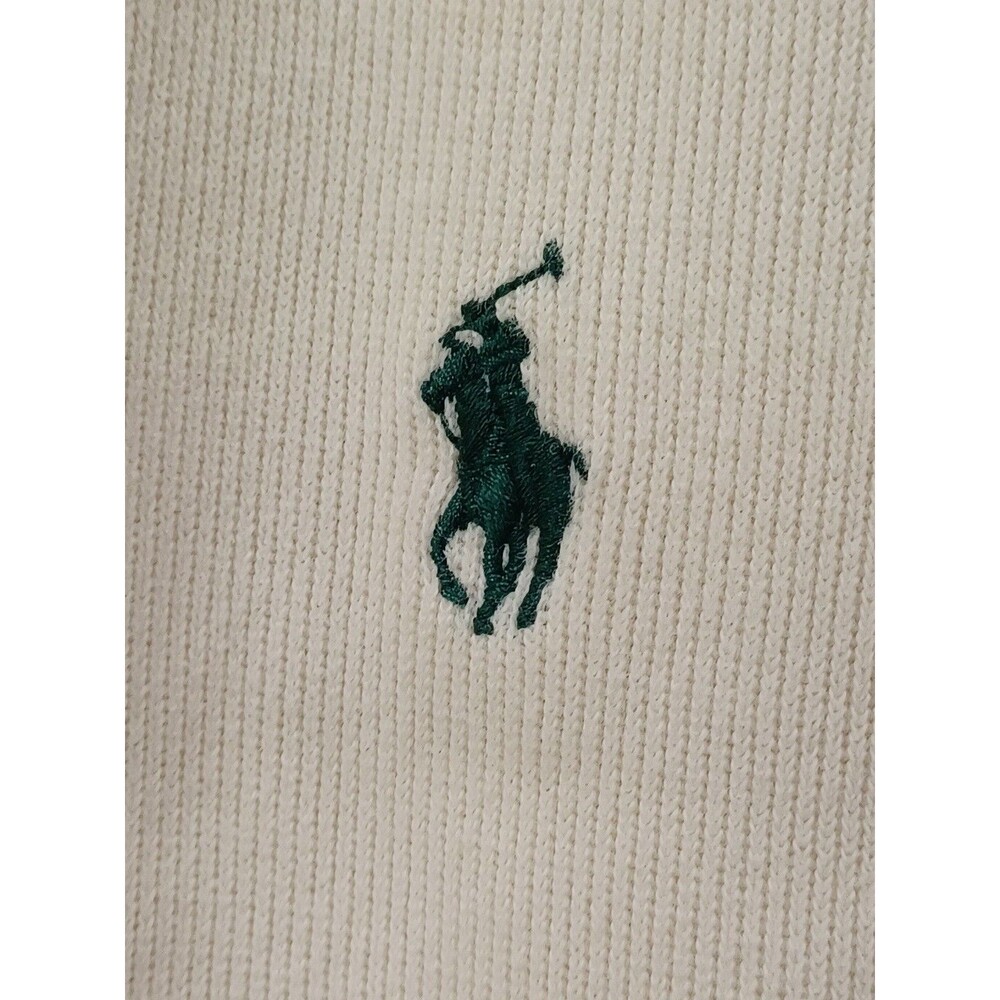 Polo Ralph Lauren Ivory Pullover Zip Henley Mens XL - Picture 3 of 11
